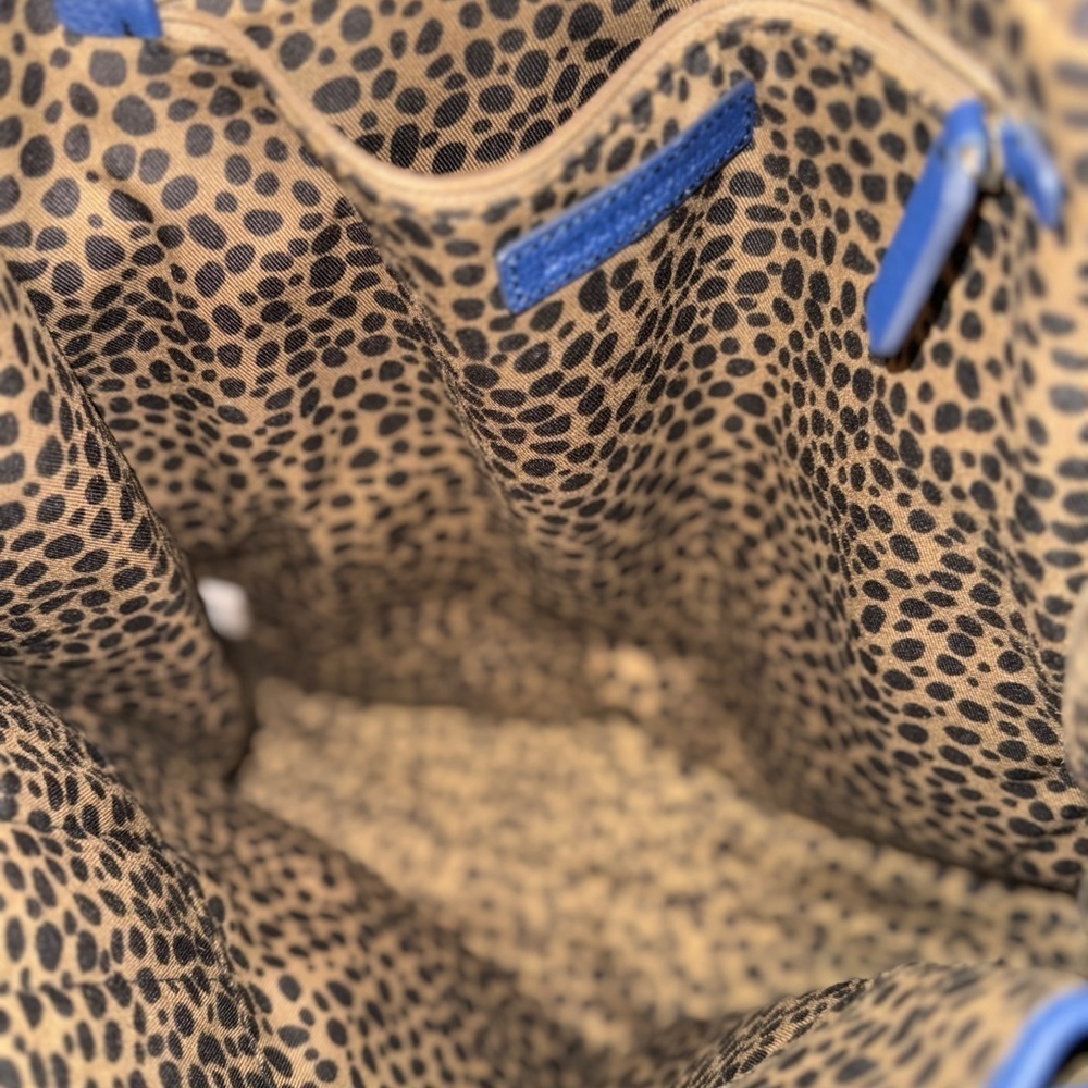 Banana Republic Royal Blue Leather COLETTE TOTE - Picture 14 of 16